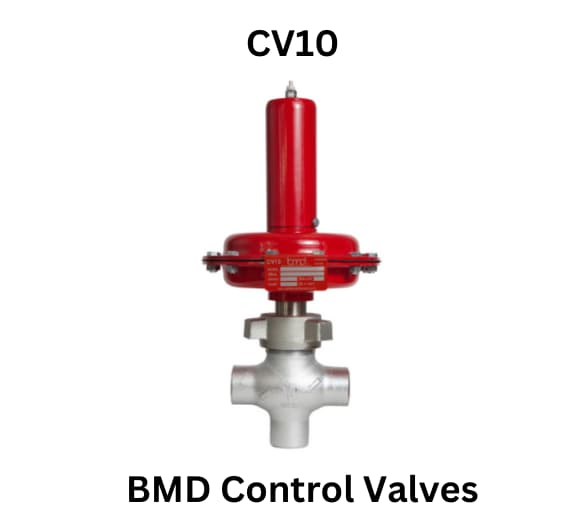  Image of a BMD CV10 control valve featuring the text 'BMD Control Valves' prominently displayed